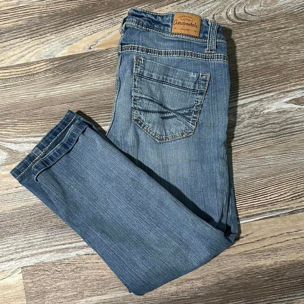 Aeropostale blue denim jeans with